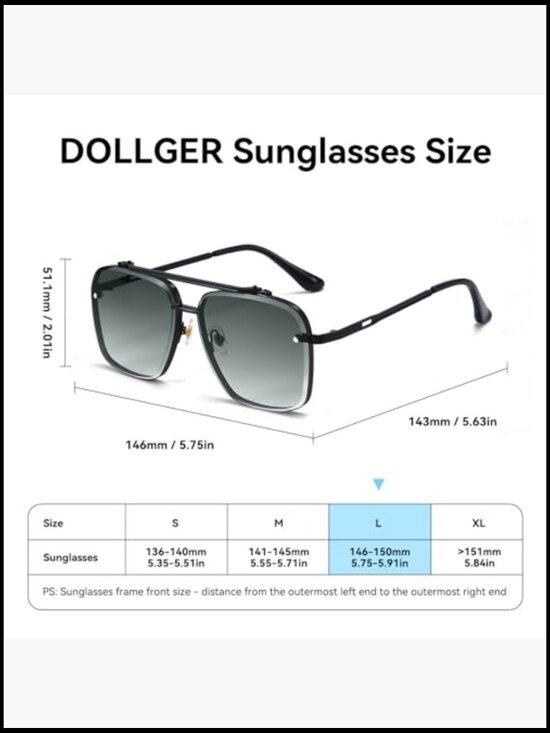 Vintage Square Aviator Sunglasses - UV400 Protection Metal Frame